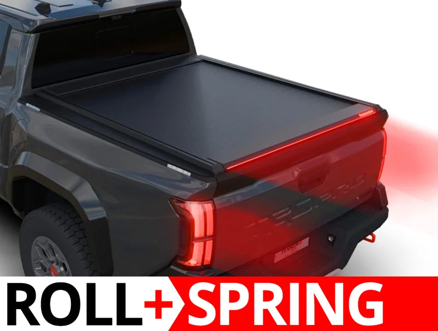 Tessera Roll+ Spring-Assisted Retractable Tonneau Bed Cover For 24-26 Toyota Tacoma 5'1"  Bed - 5212062602954