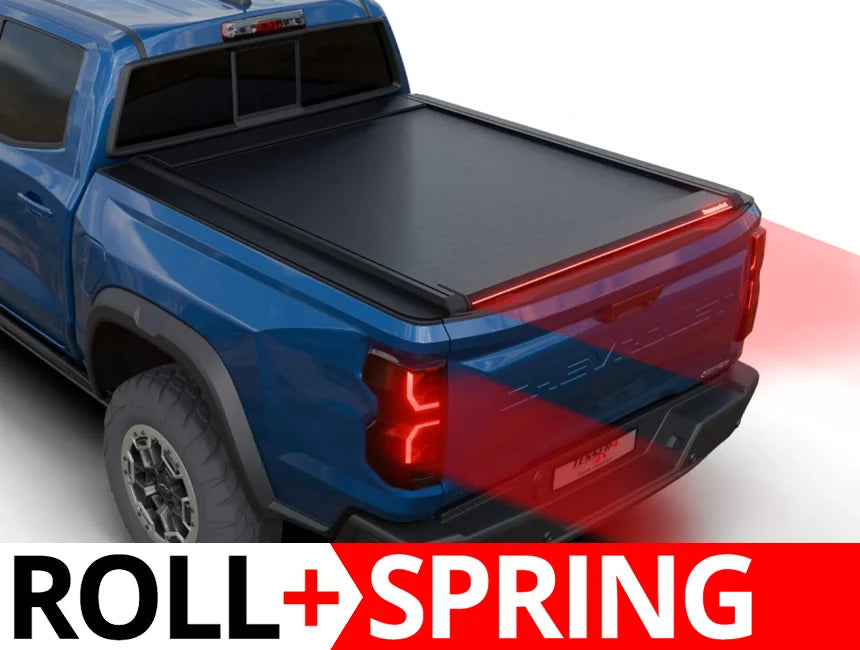Tessera Roll+ Spring-Assisted Retractable Tonneau Bed Cover For 23-26 GMC/Chevrolet Canyon/Colorado 5'2"  Bed - 5212062603012
