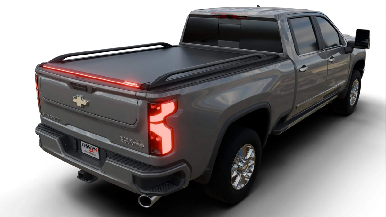 Tessera Roll+ Spring-Assisted Retractable Tonneau Bed Cover For 20-26 GMC/Chevrolet Sierra/Silverado 2500/3500 HD 8'  Bed - 5212062603104