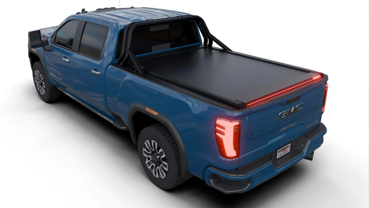 Tessera Roll+ Spring-Assisted Retractable Tonneau Bed Cover For 20-26 GMC/Chevrolet Sierra/Silverado 2500/3500 HD 8'  Bed - 5212062603104