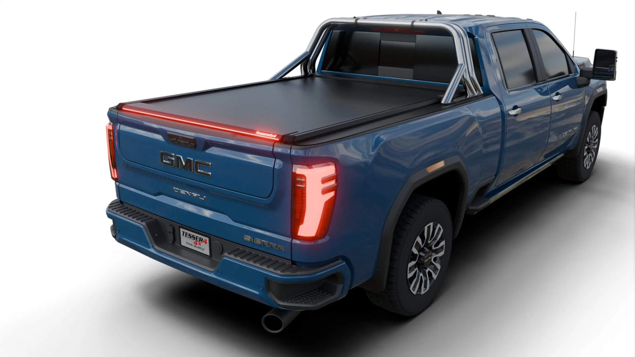Tessera Roll+ Spring-Assisted Retractable Tonneau Bed Cover For 20-26 GMC/Chevrolet Sierra/Silverado 2500/3500 HD 8'  Bed - 5212062603104