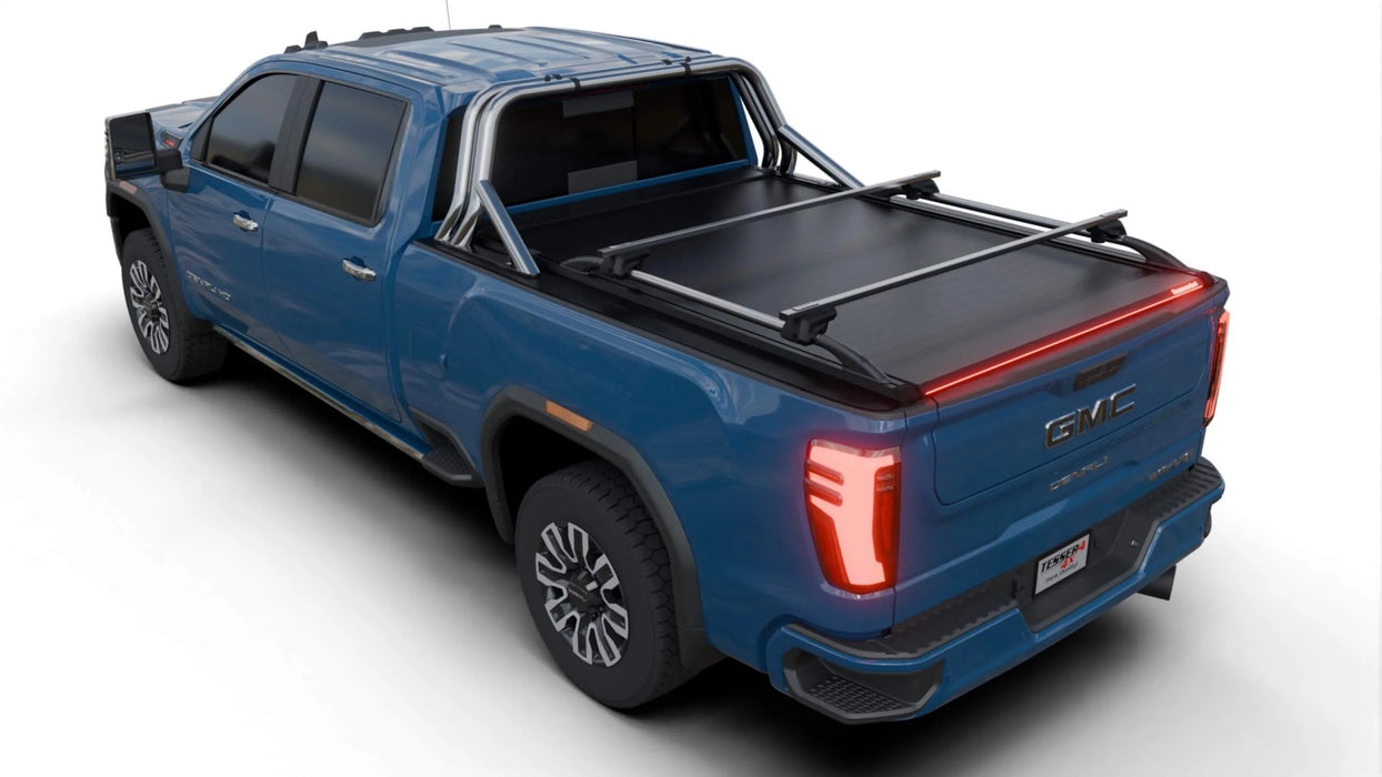 Tessera Roll+ Spring-Assisted Retractable Tonneau Bed Cover For 20-26 GMC/Chevrolet Sierra/Silverado 2500/3500 HD 8'  Bed - 5212062603104
