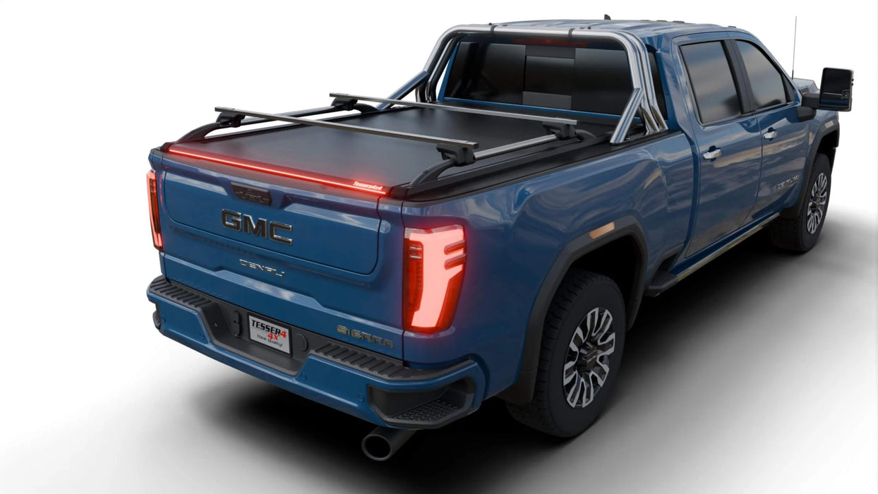 Tessera Roll+ Spring-Assisted Retractable Tonneau Bed Cover For 20-26 GMC/Chevrolet Sierra/Silverado 2500/3500 HD 8'  Bed - 5212062603104