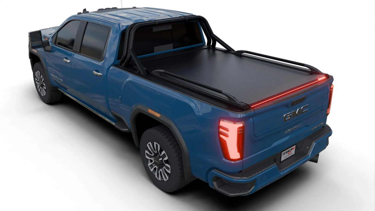 Tessera Roll+ Spring-Assisted Retractable Tonneau Bed Cover For 20-26 GMC/Chevrolet Sierra/Silverado 2500/3500 HD 8'  Bed - 5212062603104