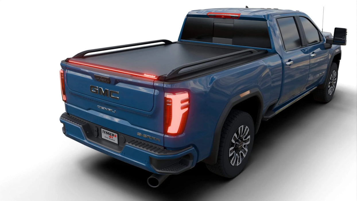 Tessera Roll+ Spring-Assisted Retractable Tonneau Bed Cover For 20-26 GMC/Chevrolet Sierra/Silverado 2500/3500 HD 8'  Bed - 5212062603104