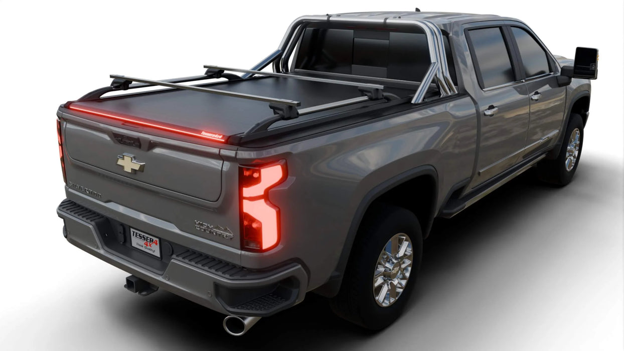 Tessera Roll+ Spring-Assisted Retractable Tonneau Bed Cover For 20-26 GMC/Chevrolet Sierra/Silverado 2500/3500 HD 8'  Bed - 5212062603104