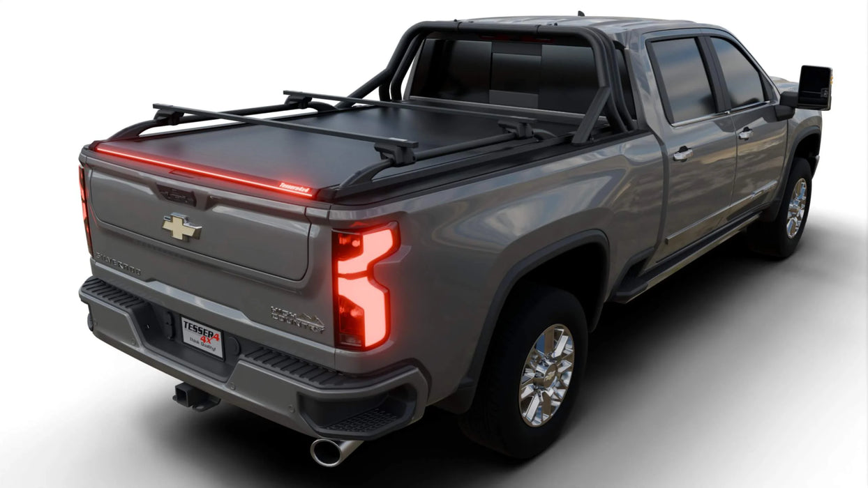 Tessera Roll+ Spring-Assisted Retractable Tonneau Bed Cover For 20-26 GMC/Chevrolet Sierra/Silverado 2500/3500 HD 8'  Bed - 5212062603104