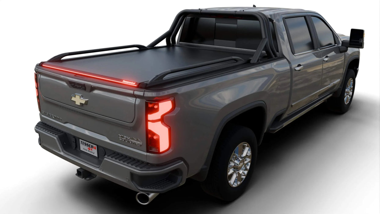 Tessera Roll+ Spring-Assisted Retractable Tonneau Bed Cover For 20-26 GMC/Chevrolet Sierra/Silverado 2500/3500 HD 8'  Bed - 5212062603104