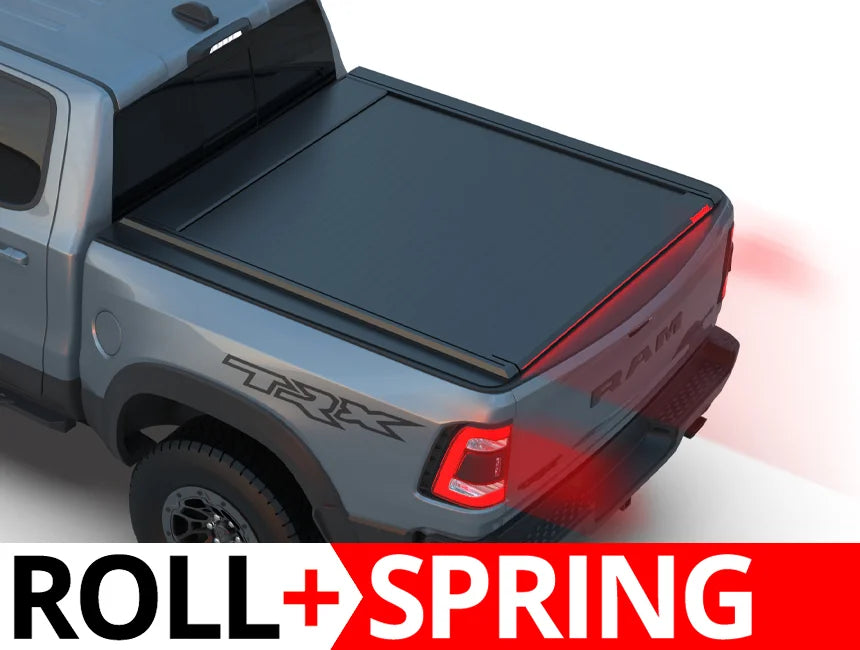 Tessera Roll+ Spring-Assisted Retractable Tonneau Bed Cover For 19-26 RAM 2500/3500 8'  Bed - 5212062603210