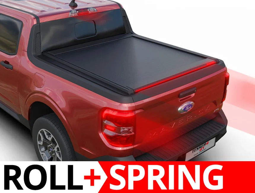 Tessera Roll+ Spring-Assisted Retractable Tonneau Bed Cover For 22-26 Ford Maverick 4'4"  Bed - 5212062603241