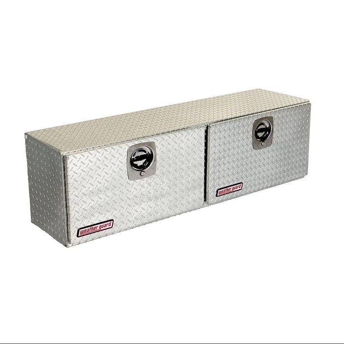 Weather Guard Aluminum Hi-Side Tool Box, Clear, 64.25" x 13.25" x 16", 7.9 CU FT - 364-0-02