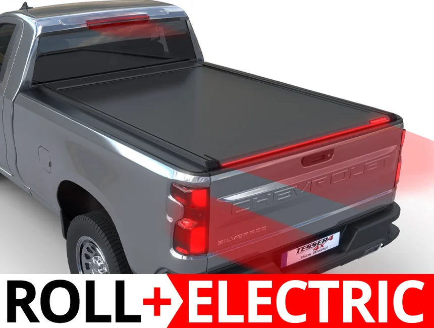 Tessera Roll+ Electric Retractable Tonneau Bed Cover For 10-18 Dodge RAM 2500/3500 8'  Bed - 5212062603630