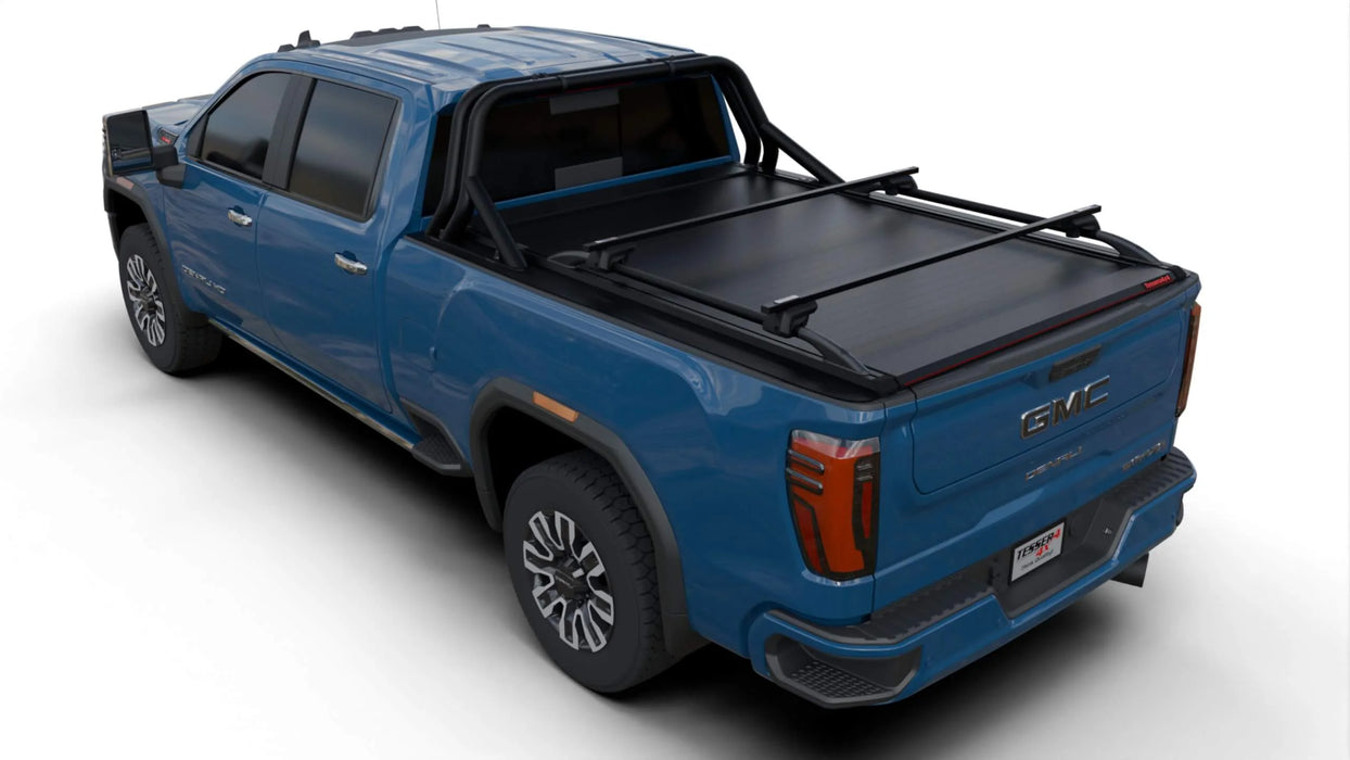 Tessera SE Manual Retractable Tonneau Bed Cover For 20-26 GMC/Chevrolet Sierra/Silverado 2500/3500 HD 6'9" Bed - 5212062605030