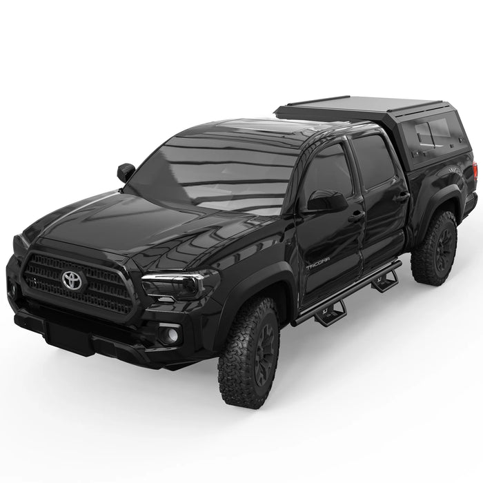 OPENROAD Sliding Glass Side Truck Cap For 2016-2023 Toyota Tacoma 5'1" Bed - PP2PL330029