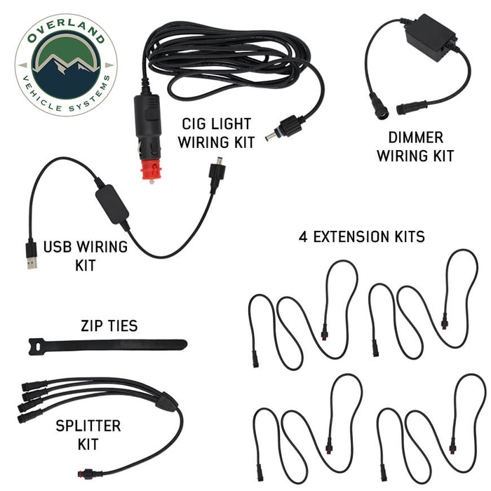 OVS 4 Piece Universal LED Light Kit With Plug and Play - 30100400