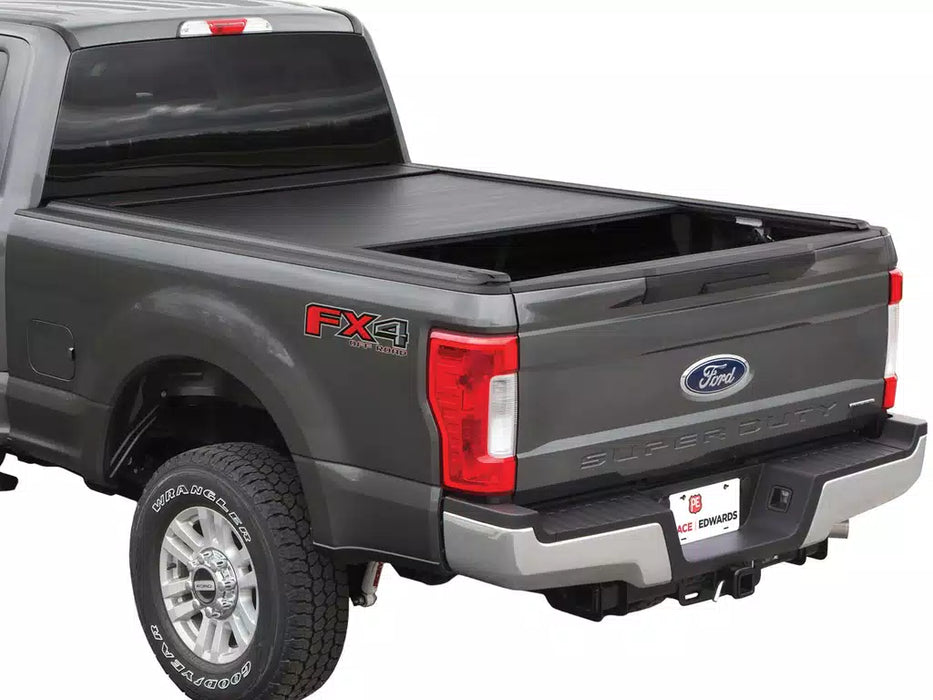 Pace Edwards UltraGroove Metal Manual Retractable Tonneau Cover For 19-26 Chevrolet/GMC Silverado/Sierra 1500 & 2022 1500 LD/LTD 5'8" Bed - KMCA27A58