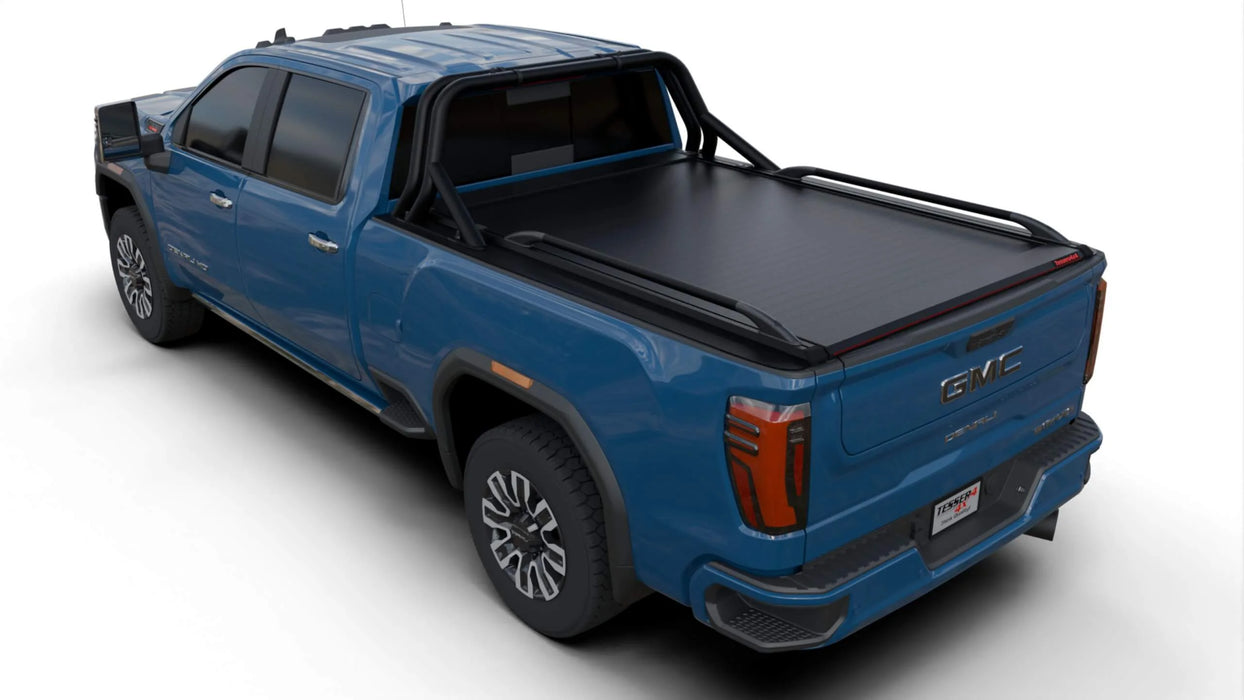 Tessera SE Manual Retractable Tonneau Bed Cover For 20-26 GMC/Chevrolet Sierra/Silverado 2500/3500 HD 6'9" Bed - 5212062605030