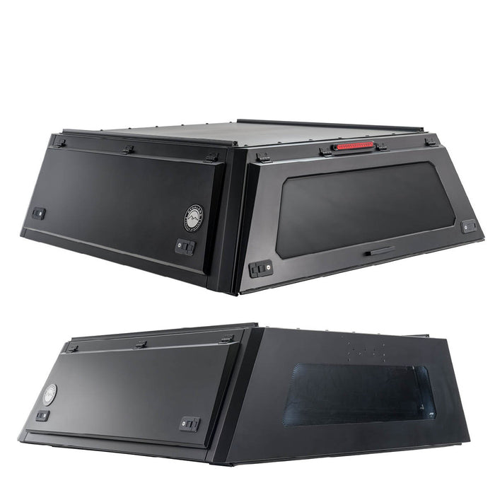 OVS Expedition Truck Caps - Full Wing Doors, Front and Rear Windows & 3rd Brake Light