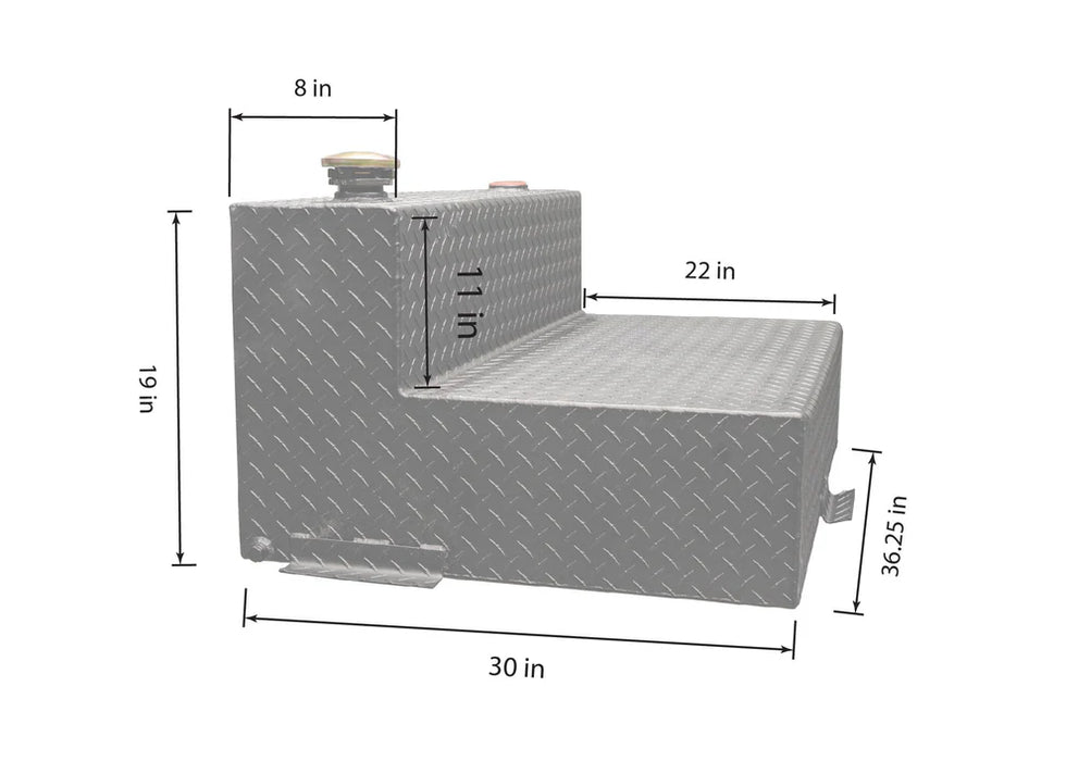 Chandler L-Shaped Transfer Tank