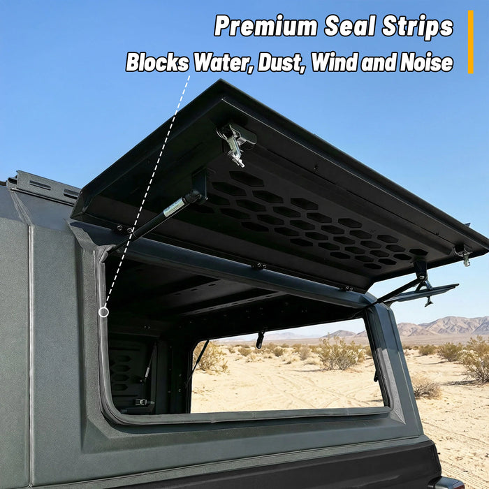 OPENROAD Aluminum Side Truck Cap For 2014-2021 Toyota Tundra 5'7" Bed - PP2PL330009