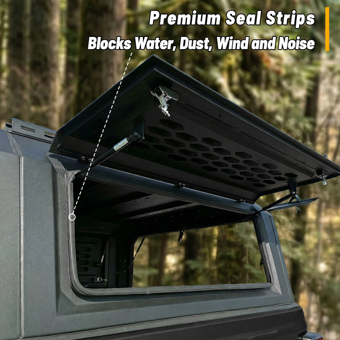 OPENROAD Aluminum Side Truck Cap For 2022-2026 Toyota Tundra 5'7" Bed - PP2PL330010