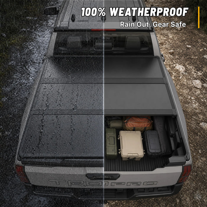 OPENROAD Hard Folding Tonneau Cover