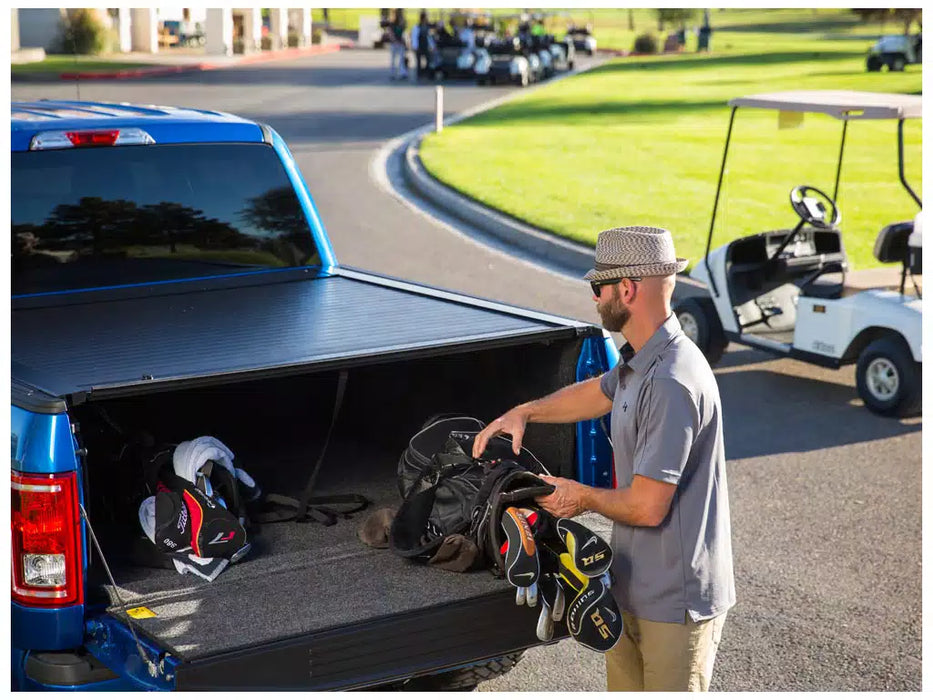 Pace Edwards Full Metal JackRabbit Manual Retractable Tonneau Cover For 2007-2021 Toyota Tundra 5'7" Bed