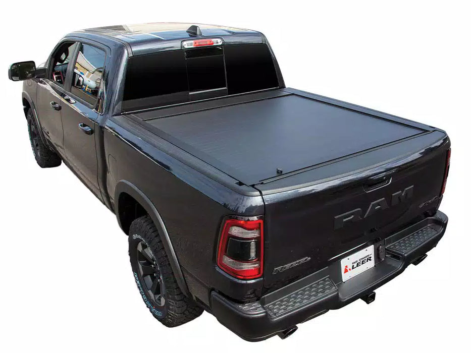 Pace Edwards Full Metal Matte Black JackRabbit Manual Retractable Tonneau Cover For 21-26 Ford F-150 & 22-26 F-150 Lightning 5'7" Bed - M-FMF171