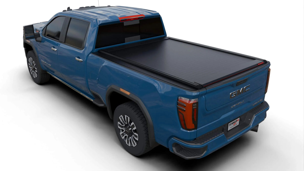 Tessera SE Manual Retractable Tonneau Bed Cover For 20-26 GMC/Chevrolet Sierra/Silverado 2500/3500 HD 6'9" Bed - 5212062605030