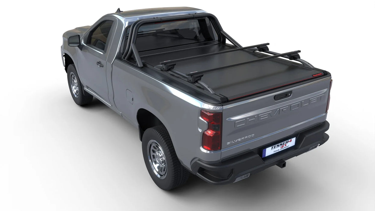 Tessera SE Manual Retractable Tonneau Bed Cover For 14-26 GMC/Chevrolet Sierra/Silverado 1500 8' Bed - 5212062605252
