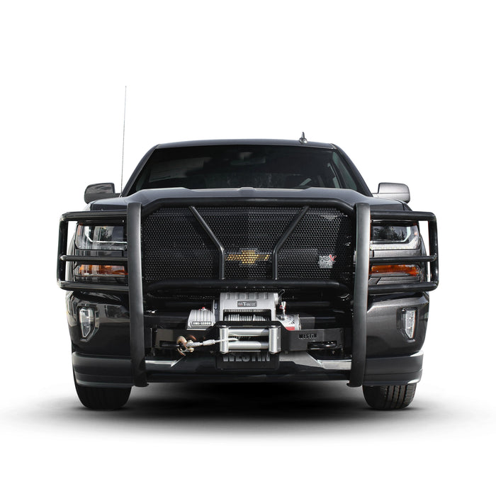Westin HDX Winch Mount Grille Guard For 2016-2018 Chevrolet Silverado 1500