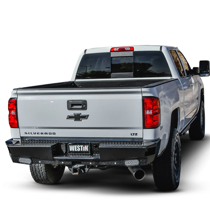 Westin HDX Bandit Rear Bumper For 15-19 Chevrolet/GMC Silverado/Sierra 2500/3500 - 58-341155