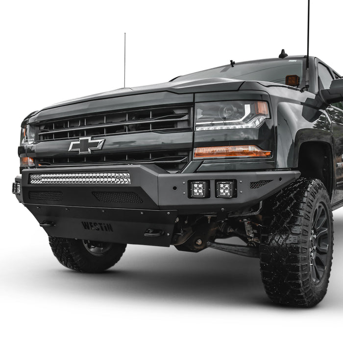 Westin Pro-Mod Front Bumper For 2016-2018 Chevrolet Silverado 1500 (Incl. 2019 LD) - 58-41005