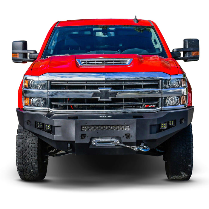 Westin Pro-Series Winch Mount Front Bumper For 16-18 Chevrolet Silverado 1500 (Incl. 2019 LD) - 58-411005
