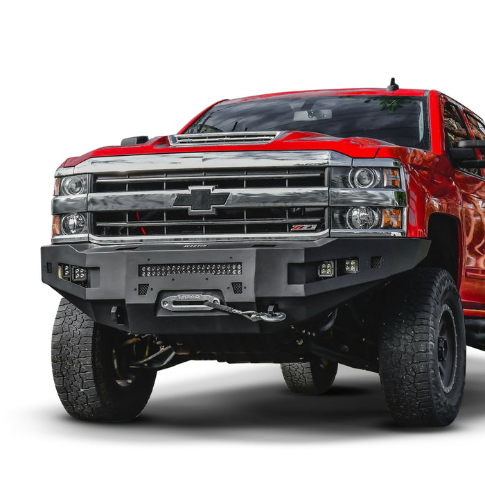 Westin Pro-Series Winch Mount Front Bumper For 16-18 Chevrolet Silverado 1500 (Incl. 2019 LD) - 58-411005
