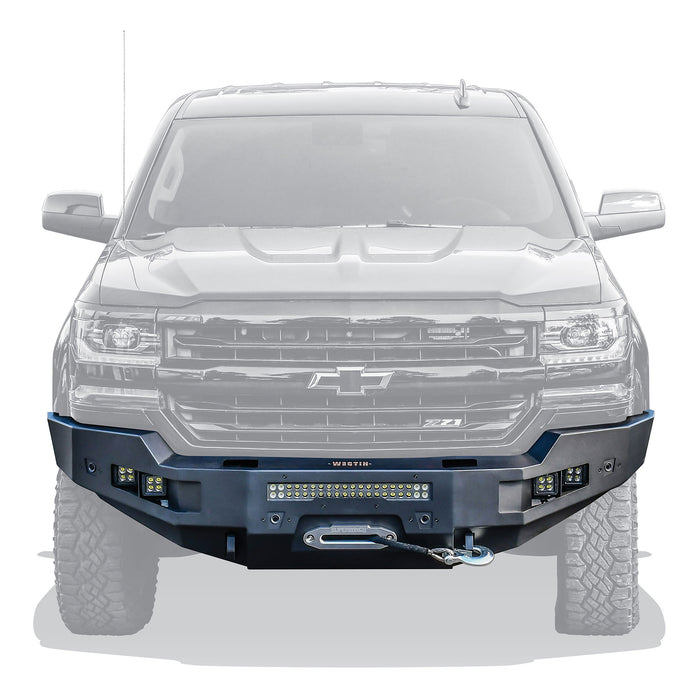 Westin Pro-Series Winch Mount Front Bumper For 15-19 Chevrolet Silverado 2500/3500 - 58-411165