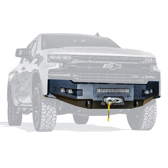 Westin Pro-Series Winch Mount Front Bumper For 19-21 Chevrolet Silverado 1500 (Incl. 2022 LD) - 58-411215