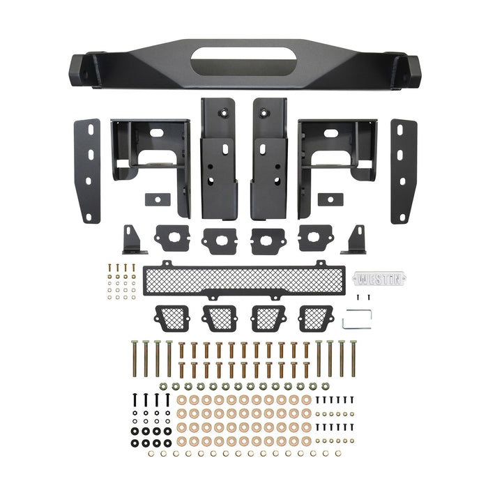 Westin Pro-Series Winch Mount Front Bumper For 19-21 Chevrolet Silverado 1500 (Incl. 2022 LD) - 58-411215