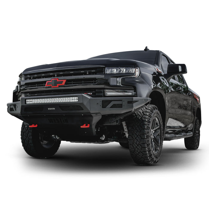 Westin Pro-Mod Front Bumper For 19-21 Chevrolet Silverado 1500 (Incl. 2022 LD) - 58-41215