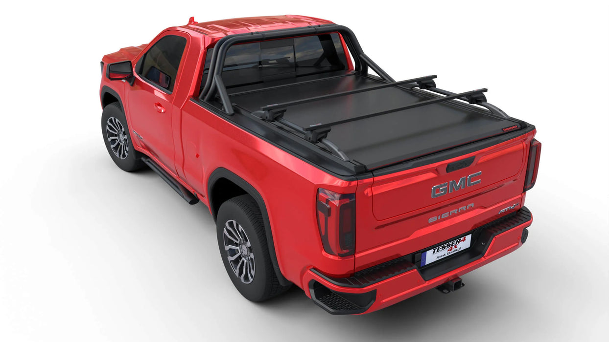 Tessera SE Manual Retractable Tonneau Bed Cover For 14-26 GMC/Chevrolet Sierra/Silverado 1500 8' Bed - 5212062605252