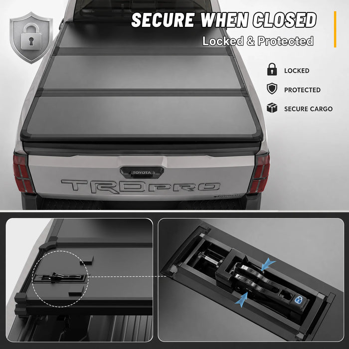 OPENROAD Hard Folding Tonneau Cover