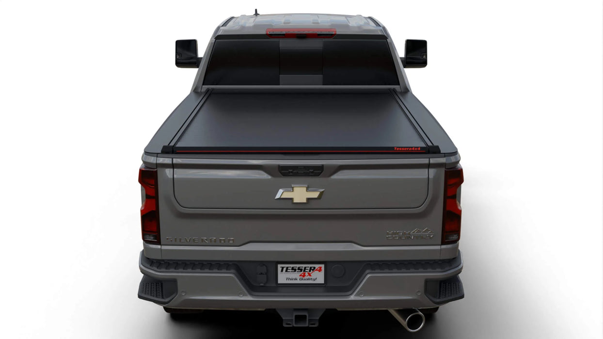 Tessera SE Manual Retractable Tonneau Bed Cover For 20-26 GMC/Chevrolet Sierra/Silverado 2500/3500 HD 6'9" Bed - 5212062605030