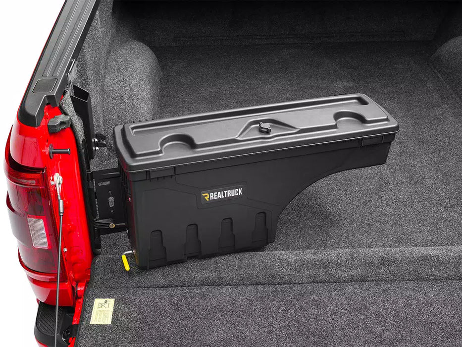 UnderCover Swing Case Truck Bed Toolbox For 2016-2024 Nissan Titan XD & 2017-2024 Nissan Titan