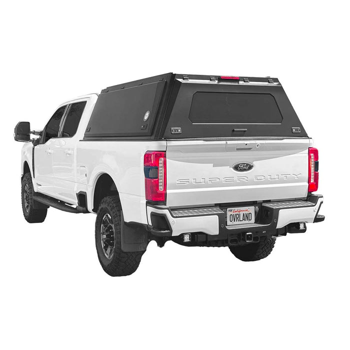 OVS Expedition Truck Caps - Full Wing Doors, Front and Rear Windows & 3rd Brake Light