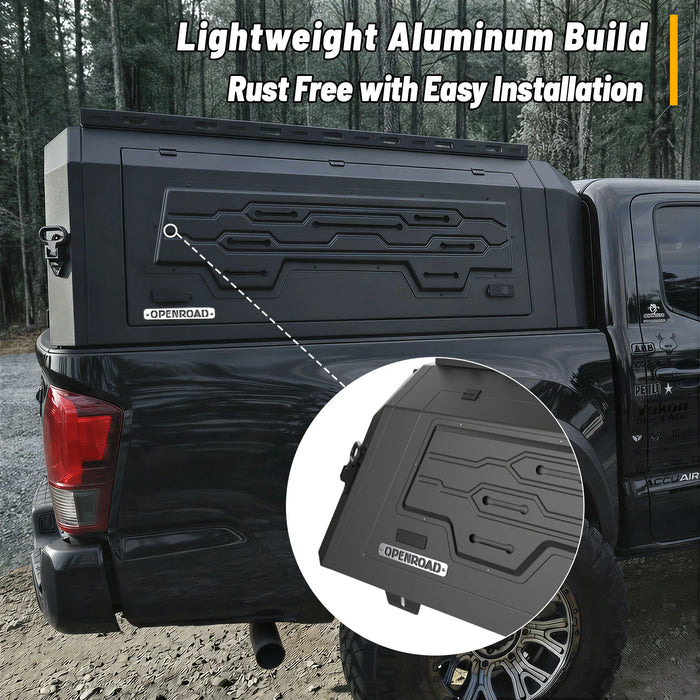 OPENROAD Aluminum Side Truck Cap