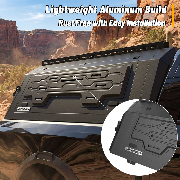 OPENROAD Aluminum Side Truck Cap For 2019-2026 RAM 2500 6'4" Bed - PP2PL330011