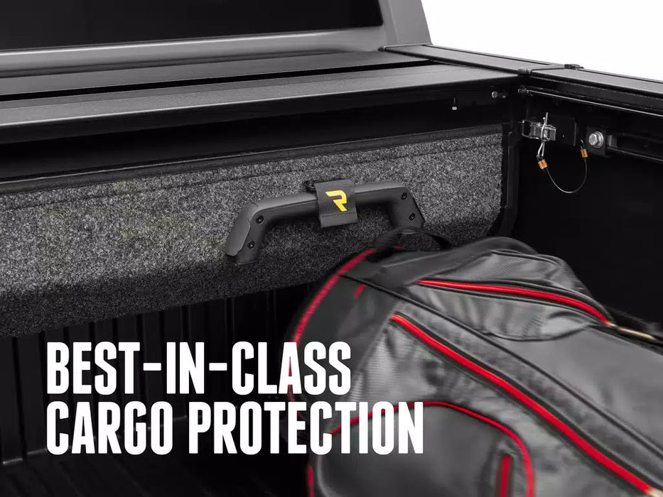 RetraxPRO FRC-4000 EZ-OFF Manual Retractable Tonneau Cover w/ T-Slot Rails For 21-26 Ford F-150 & 22-26 F-150 Lightning 5'7" Bed - R-T-80378