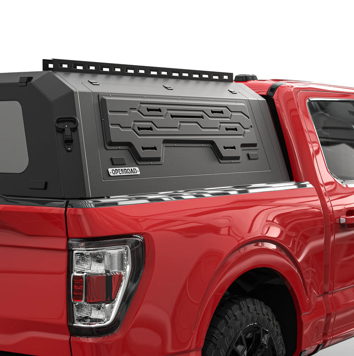 OPENROAD Aluminum Side Truck Cap For 2021-2026 Ford F-150 5'7" Bed - PP2PL330013
