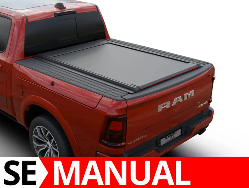 Tessera SE Manual Retractable Tonneau Bed Cover For 09-26 Dodge RAM 1500 5'7" Bed