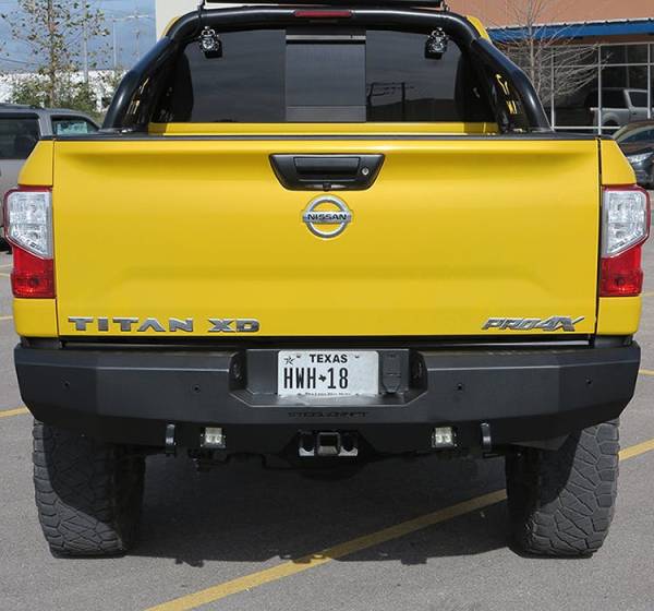 Steelcraft Fortis HD Rear Bumper For 16-25 Nissan Titan XD & 17-25 Nissan Titan -  76-24080